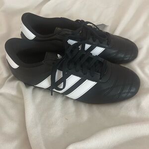 Adidas Men's Black and White Athletic Shoes